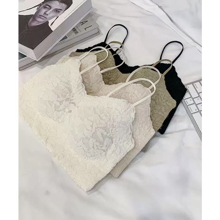 カップ付きブラトップ レースキャミソール | Miniministore | 詳細画像11 