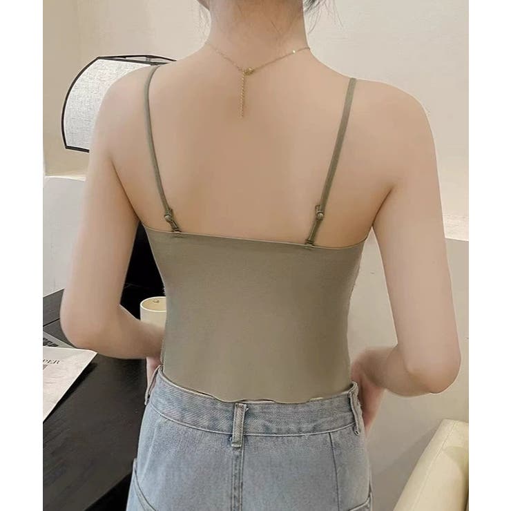 カップ付きブラトップ レースキャミソール | Miniministore | 詳細画像9 