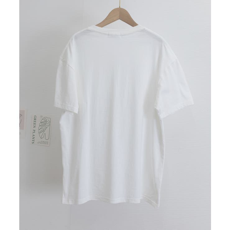 ロゴプリントTシャツ 半袖韓国風トップス | Miniministore | 詳細画像19 