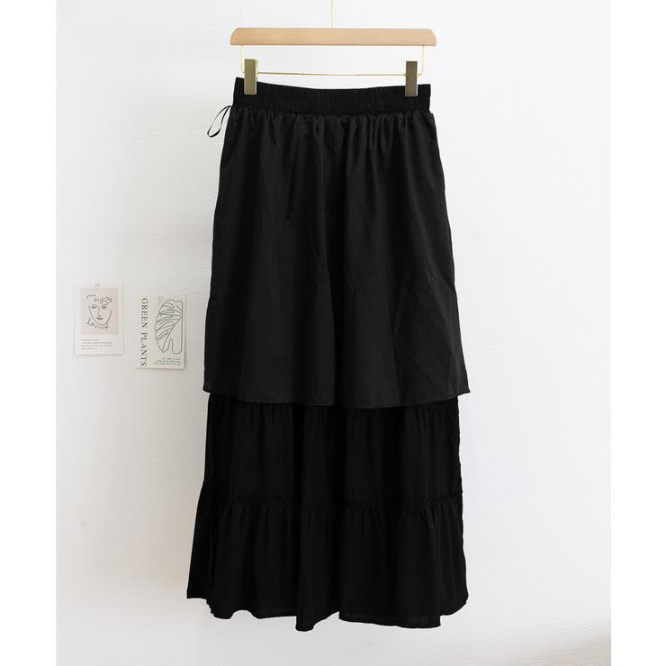 ティアードスカート 韓国風ロングスカート | Miniministore | 詳細画像25 