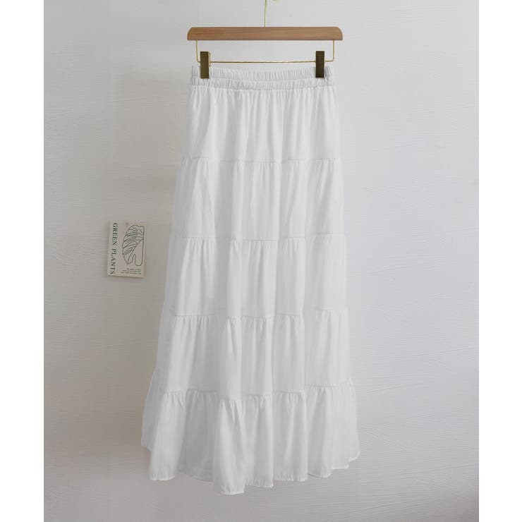 ティアードスカート 韓国風ロングスカート | Miniministore | 詳細画像26 