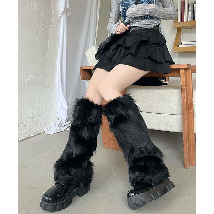 レッグウォーマー ベルト付きレッグカバー | Miniministore | 詳細画像13 