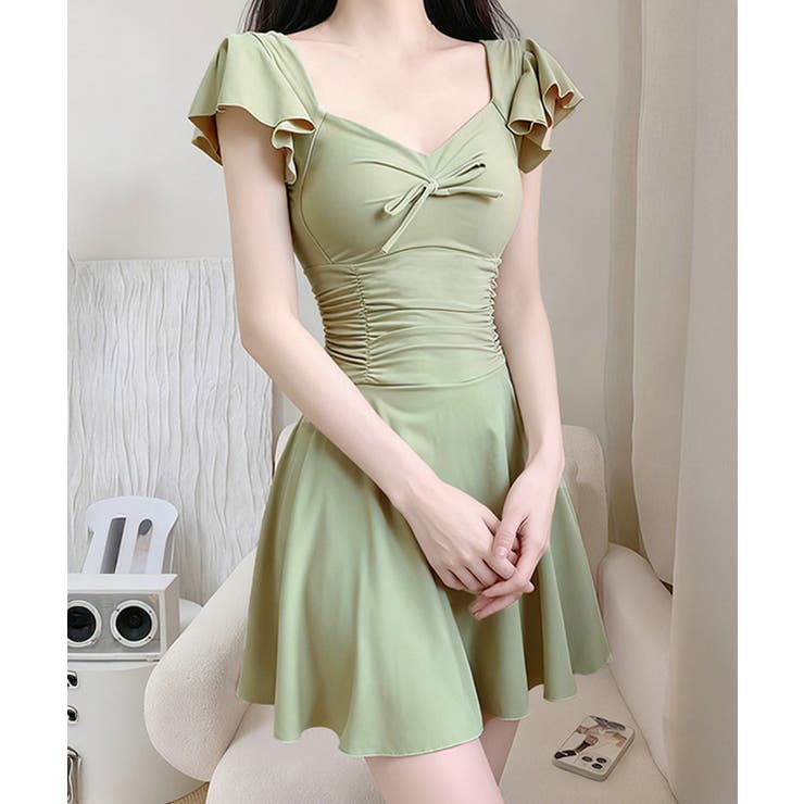 ミント | フレアワンピース水着体型カバーレディース | Miniministore