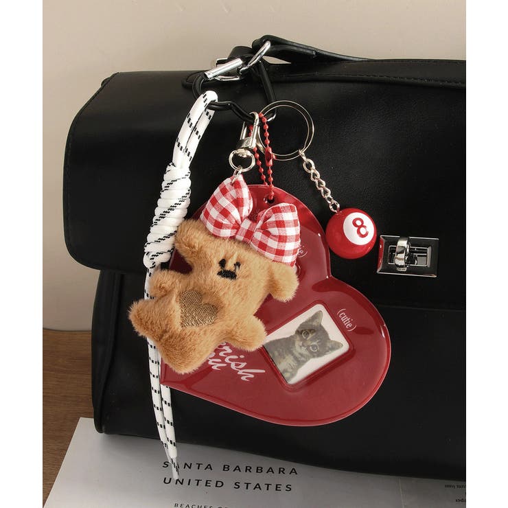 レッド | バッグチャーム人気キーホルダー 5タイプ | Miniministore