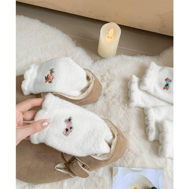 もこもこ靴下 4足セットワンポイント靴下 | Miniministore | 詳細画像14 