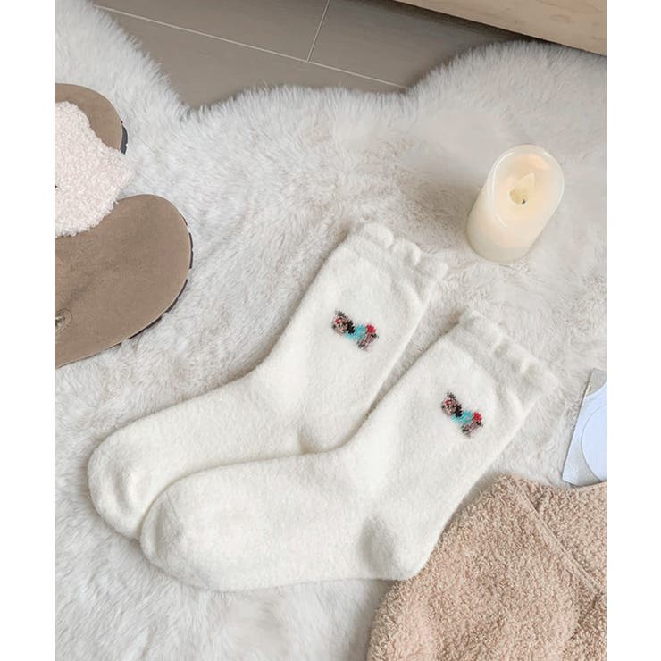 もこもこ靴下 4足セットワンポイント靴下 | Miniministore | 詳細画像20 