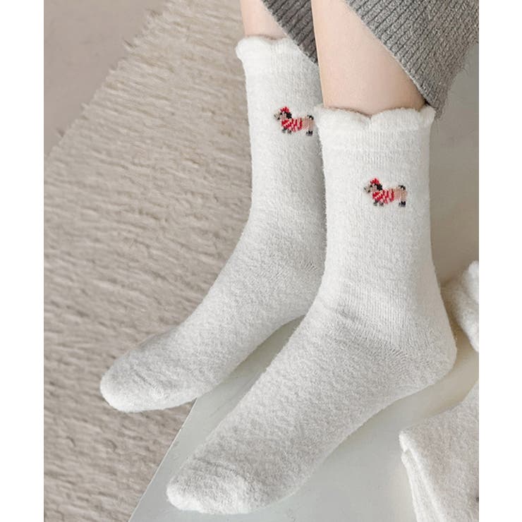 もこもこ靴下 4足セットワンポイント靴下 | Miniministore | 詳細画像4 