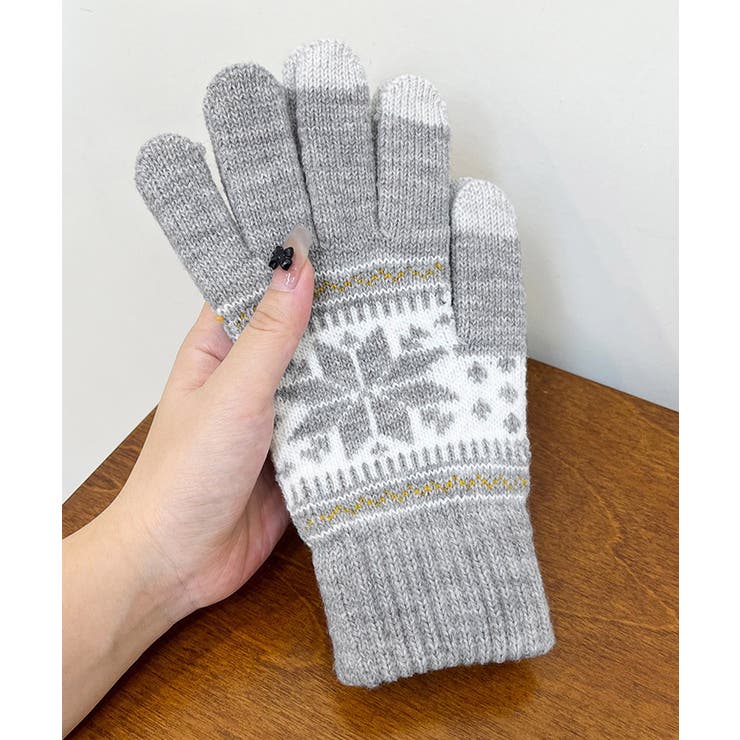 ノルディック柄手袋 スマホ対応暖かい手袋 | Miniministore | 詳細画像12 