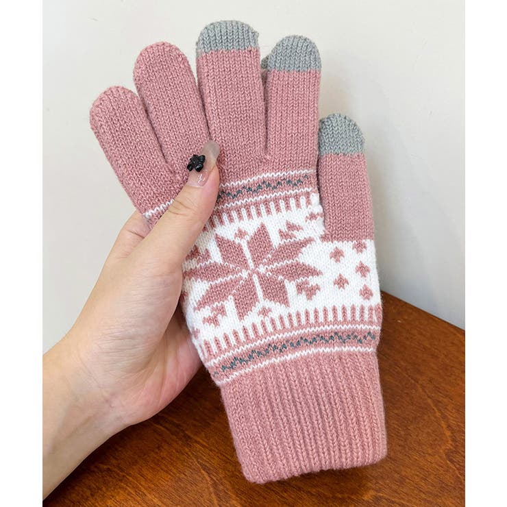 ノルディック柄手袋 スマホ対応暖かい手袋 | Miniministore | 詳細画像15 