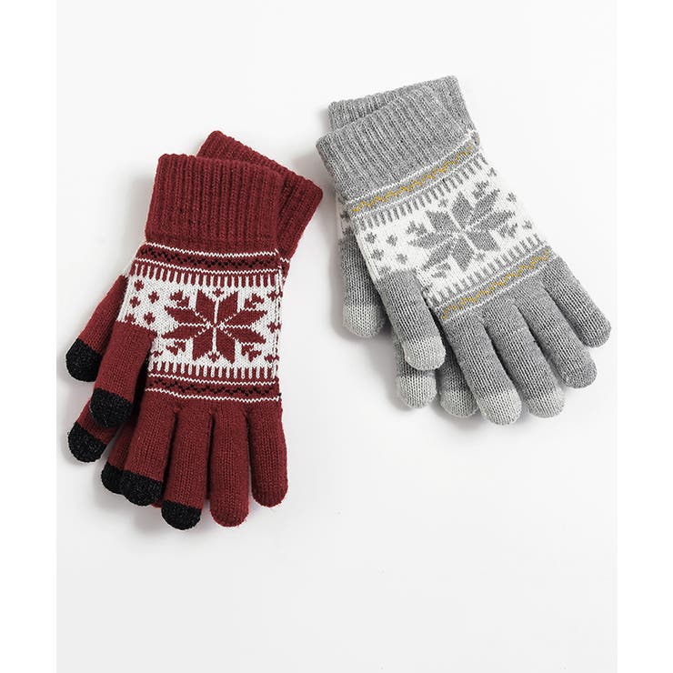 ノルディック柄手袋 スマホ対応暖かい手袋 | Miniministore | 詳細画像17 
