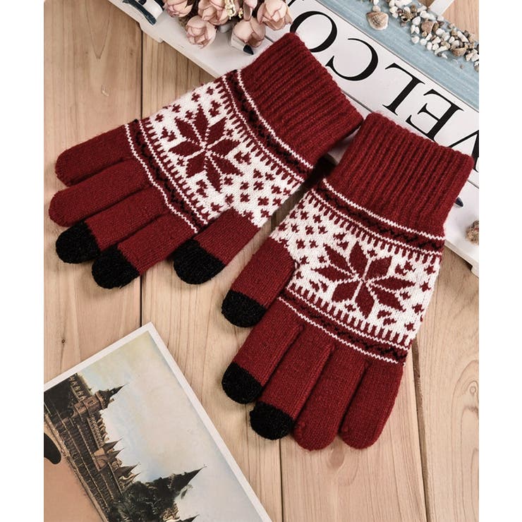 ノルディック柄手袋 スマホ対応暖かい手袋 | Miniministore | 詳細画像7 