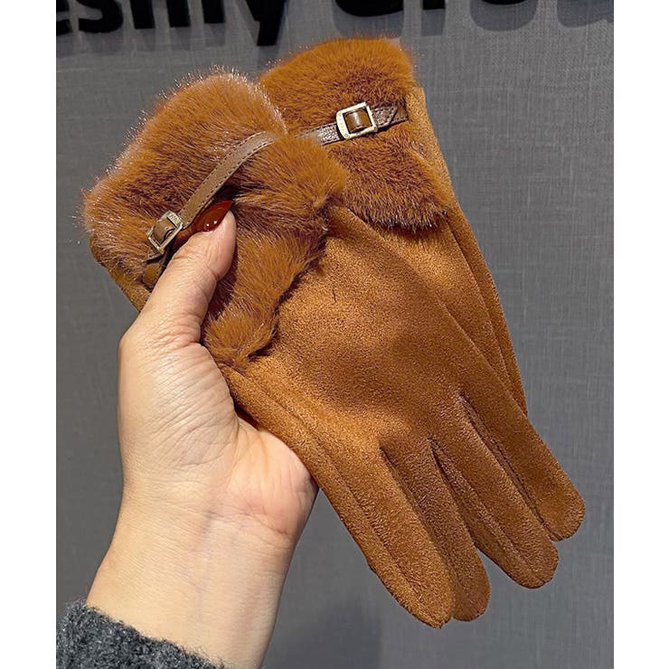 ファー付き手袋 スエード調 防寒手袋秋冬 | Miniministore | 詳細画像14 