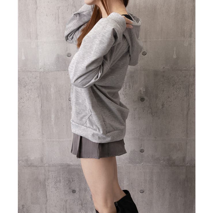 ダブルジップスウェットフード付きパーカー | Miniministore | 詳細画像20 