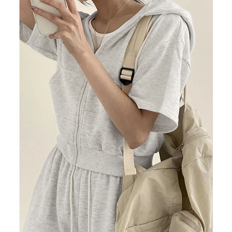スウェットセットアップレディース半袖夏服 | Miniministore | 詳細画像14 