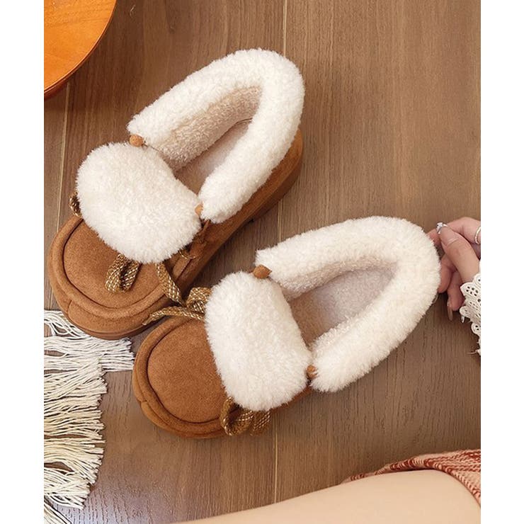 厚底ムートンブーツもこもこショートブーツ | Miniministore | 詳細画像21 