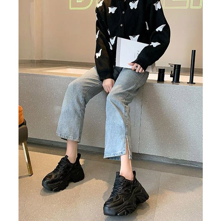 厚底スニーカーレディースダッドスニーカー | Miniministore | 詳細画像2 