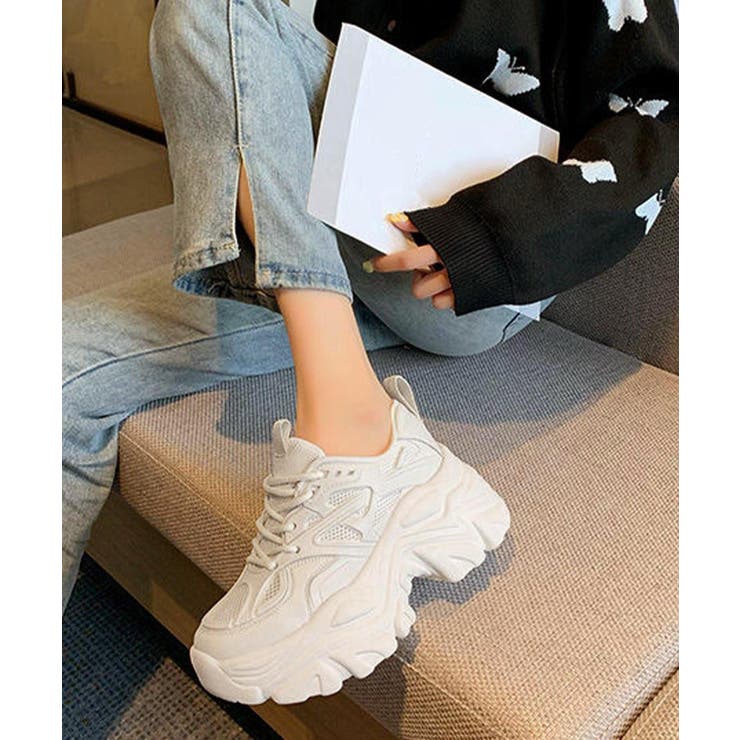 厚底スニーカーレディースダッドスニーカー | Miniministore | 詳細画像7 