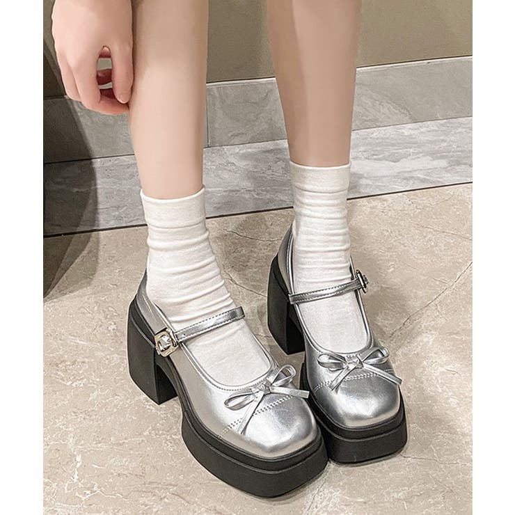 メアリージェーンパンプス 厚底ローファー | Miniministore | 詳細画像12 