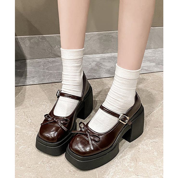 メアリージェーンパンプス 厚底ローファー | Miniministore | 詳細画像16 