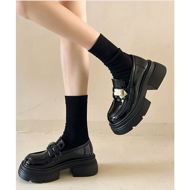 厚底ローファー チャンキーヒールシューズ | Miniministore | 詳細画像13 