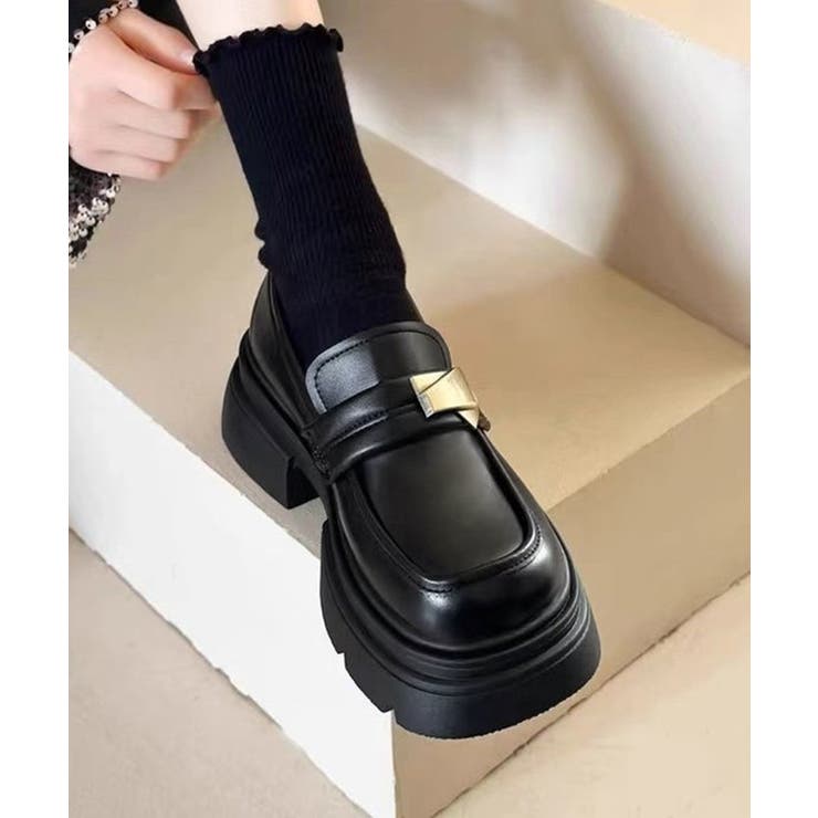 厚底ローファー チャンキーヒールシューズ | Miniministore | 詳細画像2 