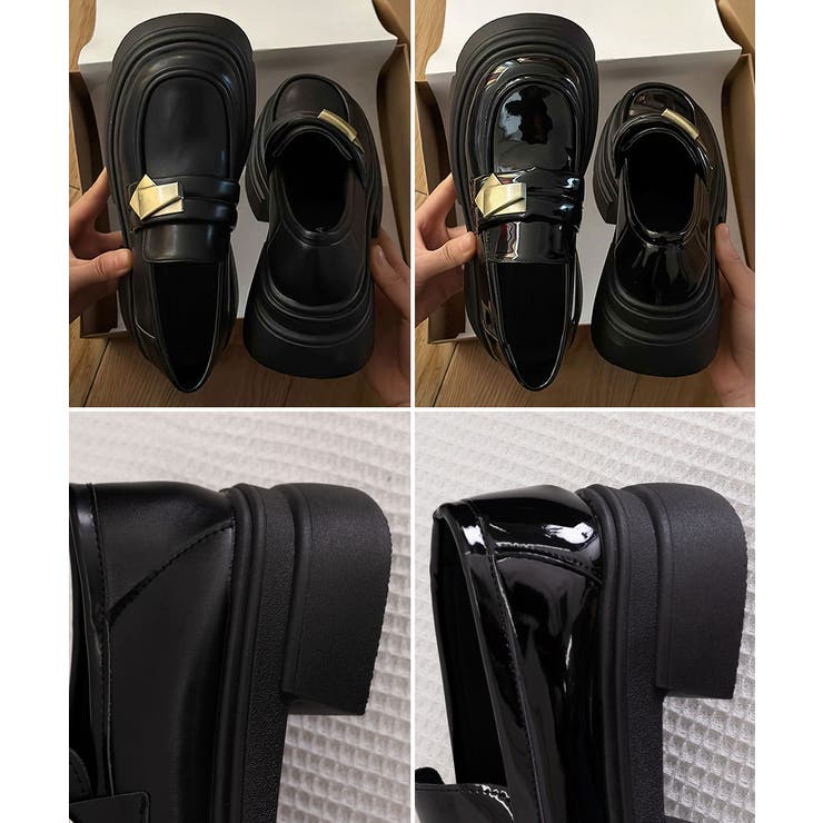 厚底ローファー チャンキーヒールシューズ | Miniministore | 詳細画像20 