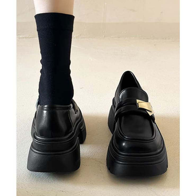 厚底ローファー チャンキーヒールシューズ | Miniministore | 詳細画像5 