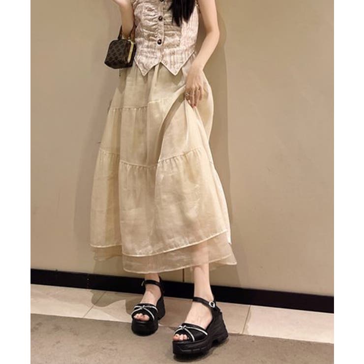 オープントゥ厚底サンダルレディース美脚靴 | Miniministore | 詳細画像2 