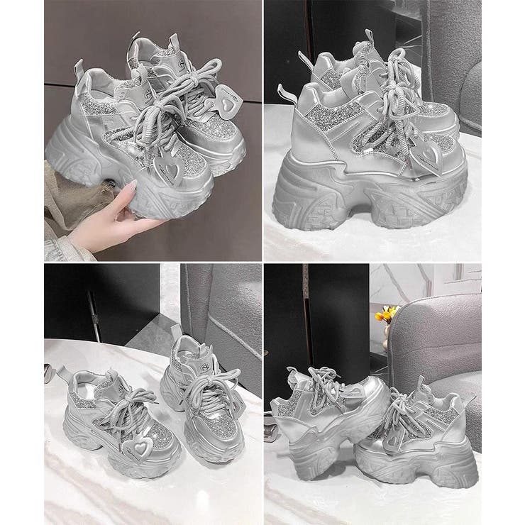 グリッター厚底スニーカーキラキラシューズ | Miniministore | 詳細画像21 