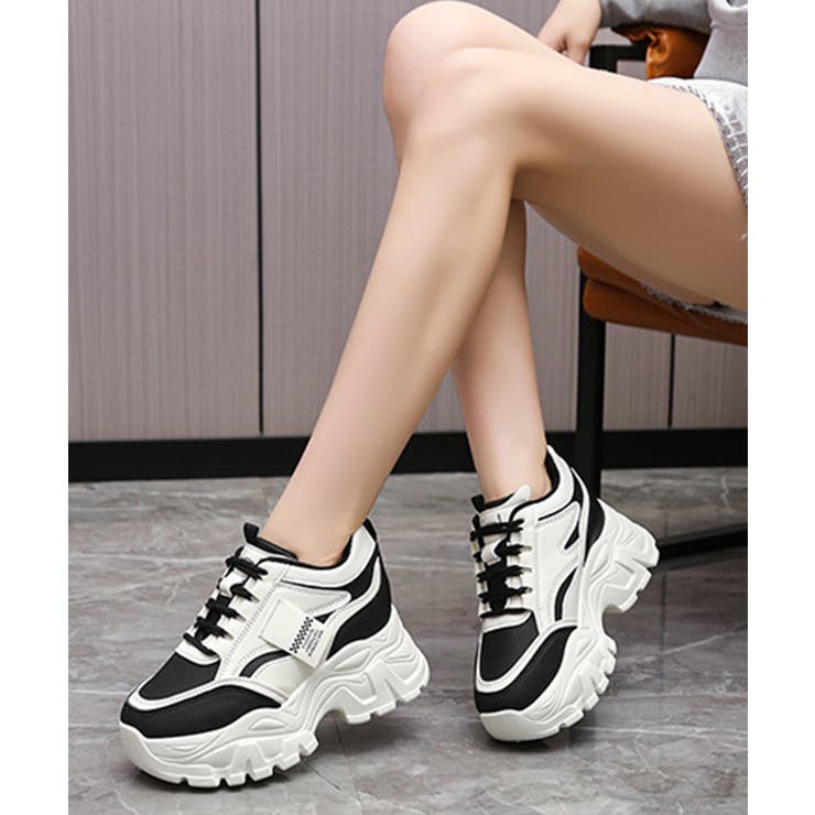 厚底ダッドスニーカー スポーティ美脚くつ | Miniministore | 詳細画像6 