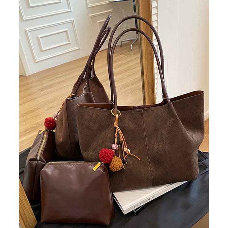 スエード調 トートバッグ 2点セット上品 | Miniministore | 詳細画像21 