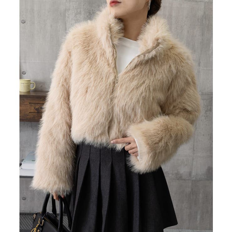 ファージャケット ふわふわファーボレロ冬 | Miniministore | 詳細画像18 