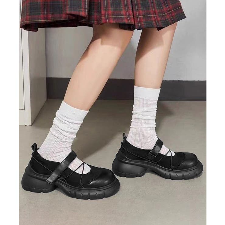 厚底メリージェーンシューズ美脚ローファー | Miniministore | 詳細画像10 