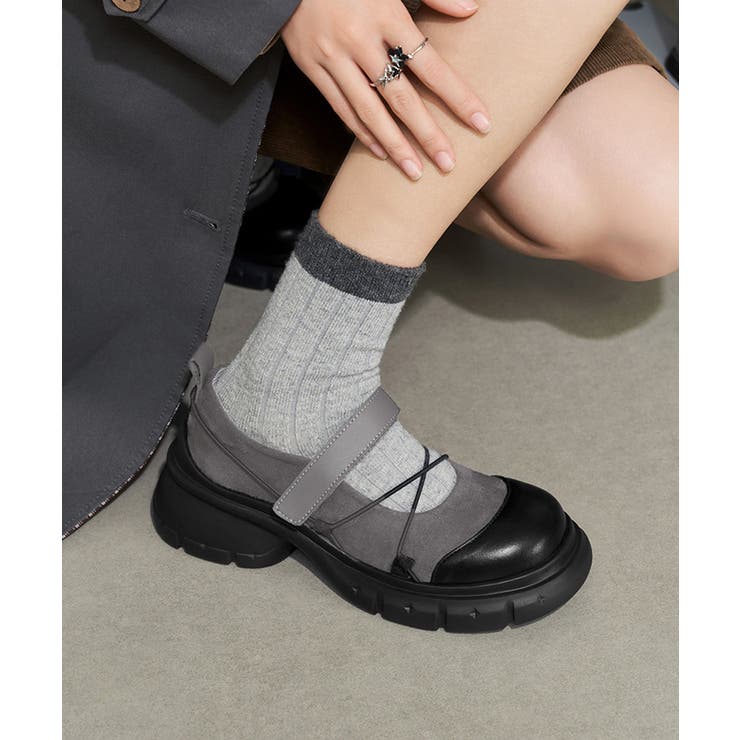 厚底メリージェーンシューズ美脚ローファー | Miniministore | 詳細画像14 