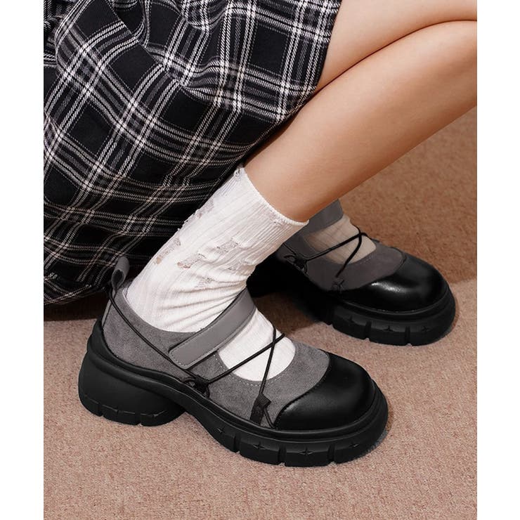 厚底メリージェーンシューズ美脚ローファー | Miniministore | 詳細画像8 