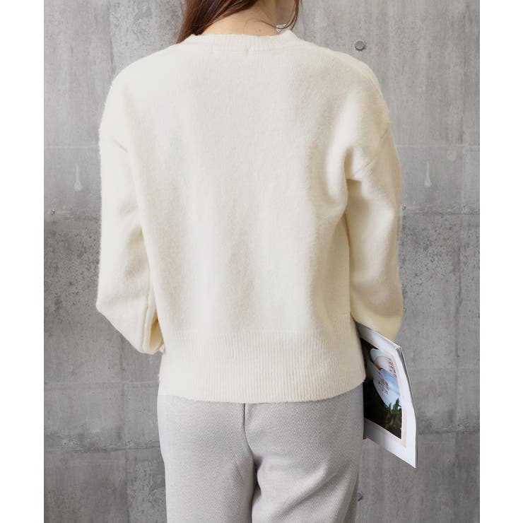 クルーネックハート柄ニットセーター韓国風 | Miniministore | 詳細画像18 