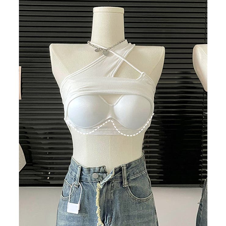 クロスストラップキャミソール カップ付き | Miniministore | 詳細画像17 