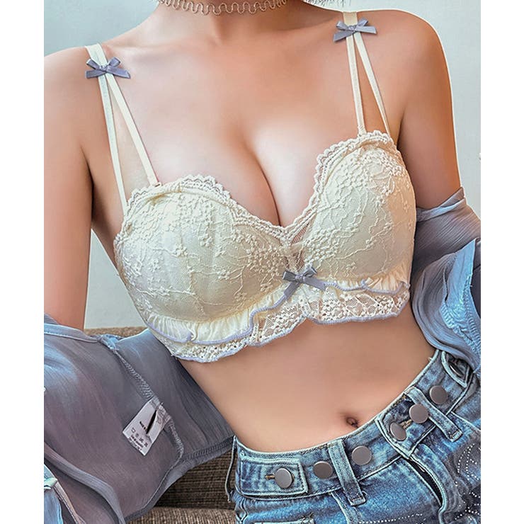 盛れるブラジャーショーツセット花柄レース | Miniministore | 詳細画像17 