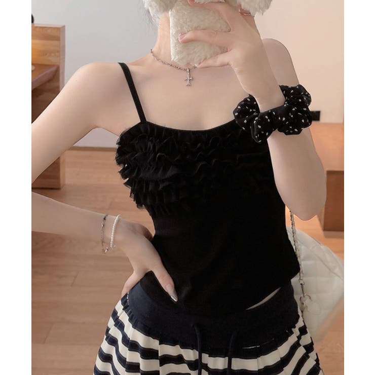 マルチフリルキャミソール カップ付き夏服 | Miniministore | 詳細画像3 