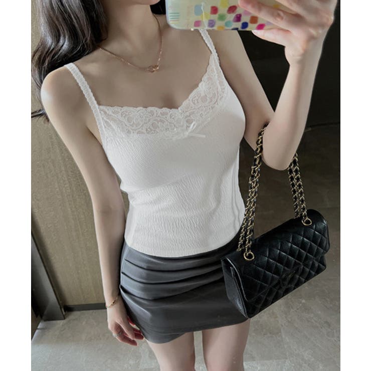 レースキャミソールカップ付きインナー夏服 | Miniministore | 詳細画像14 