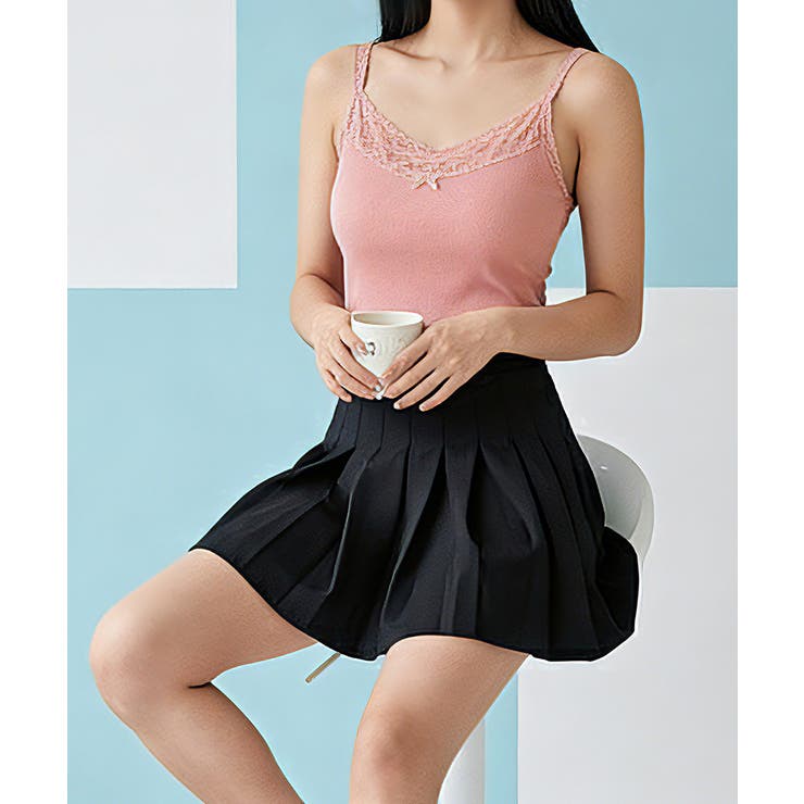 レースキャミソールカップ付きインナー夏服 | Miniministore | 詳細画像15 