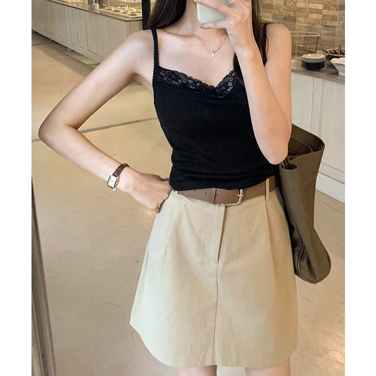レースキャミソールカップ付きインナー夏服 | Miniministore | 詳細画像8 