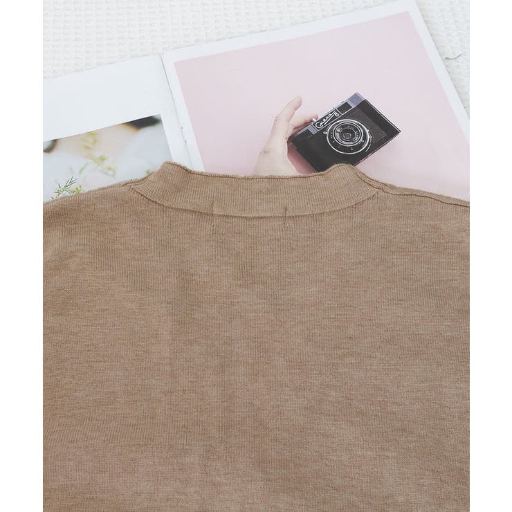 Vネックニットベストレディースニットジレ | Miniministore | 詳細画像21 