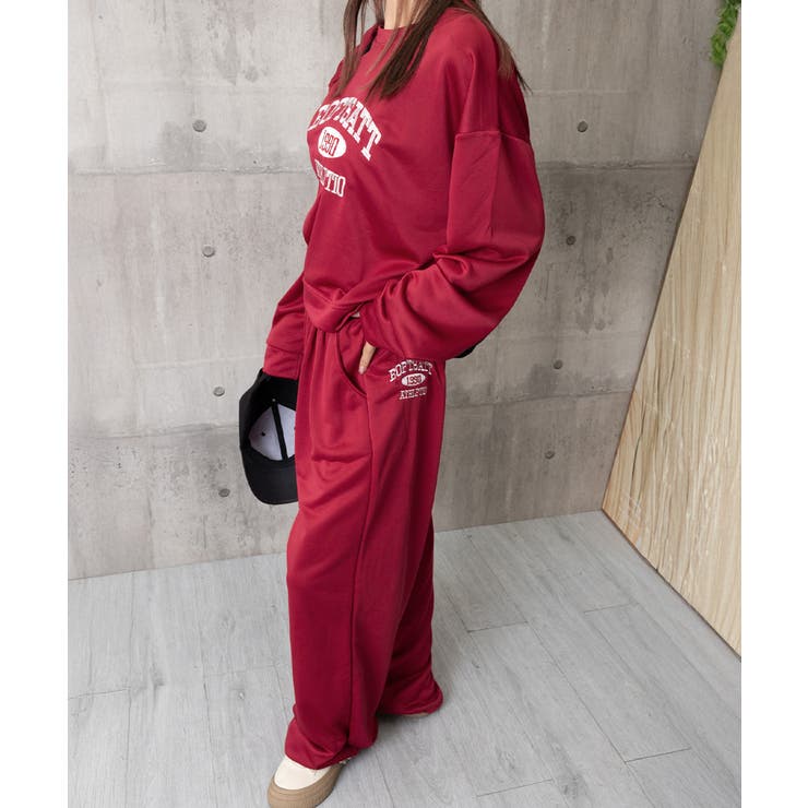 カレッジロゴスウェットセットアップパンツ | Miniministore | 詳細画像21 