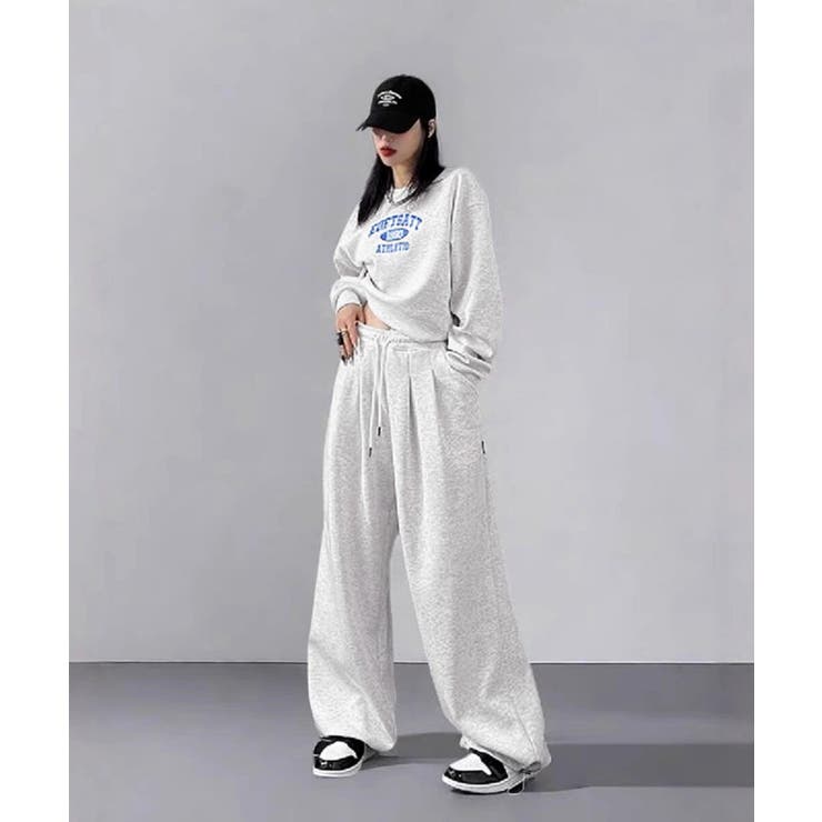 カレッジロゴスウェットセットアップパンツ | Miniministore | 詳細画像3 