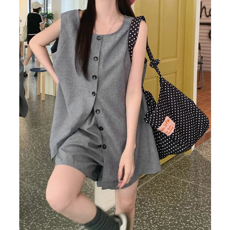 ノースリーブジレショートパンツセット夏服 | Miniministore | 詳細画像17 