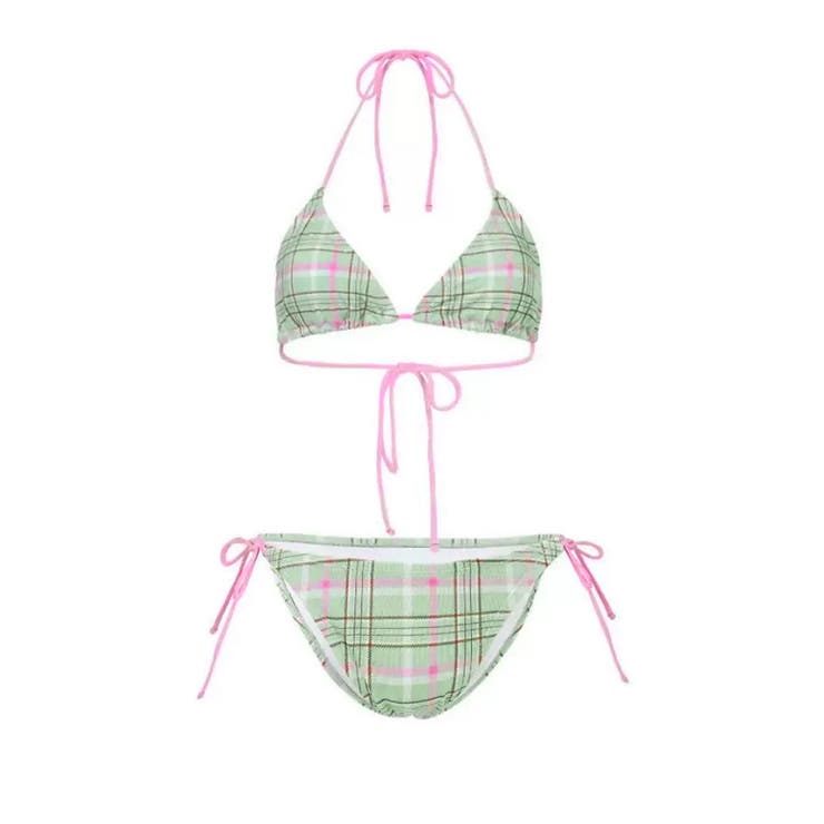 ハイレグビキニ上下セット チェック柄水着 | Miniministore | 詳細画像25 