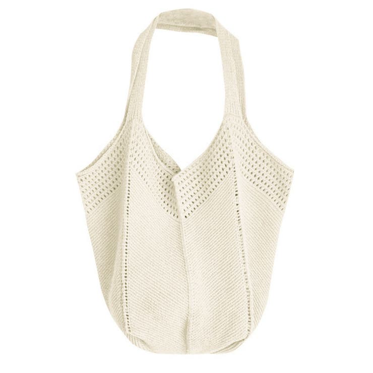 ニットバッグ 大容量トートバッグ肩掛け鞄 | Miniministore | 詳細画像24 