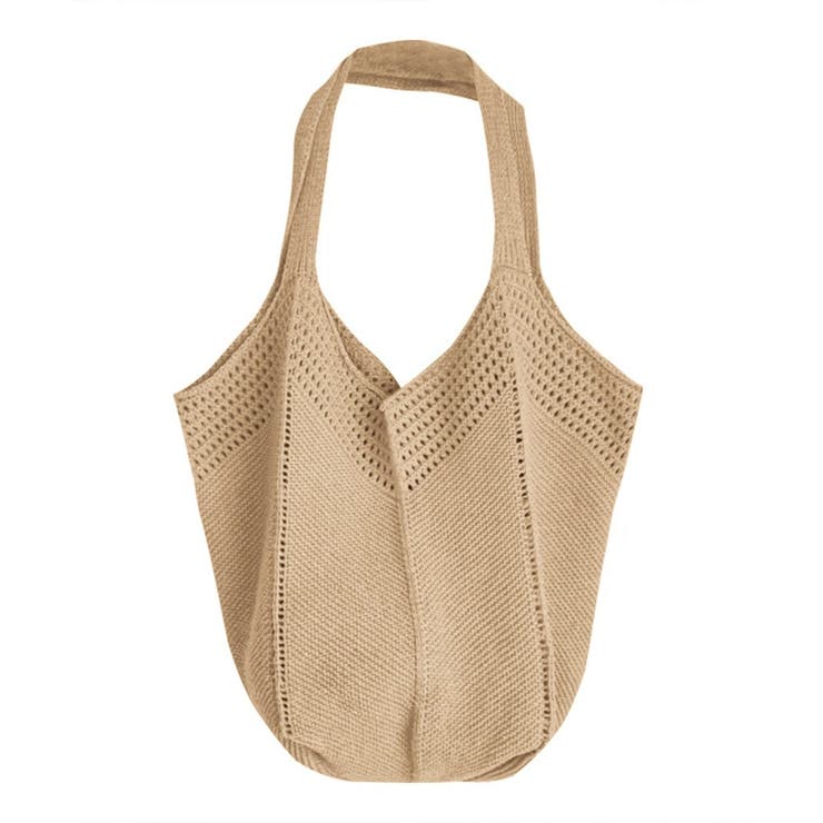 ニットバッグ 大容量トートバッグ肩掛け鞄 | Miniministore | 詳細画像25 