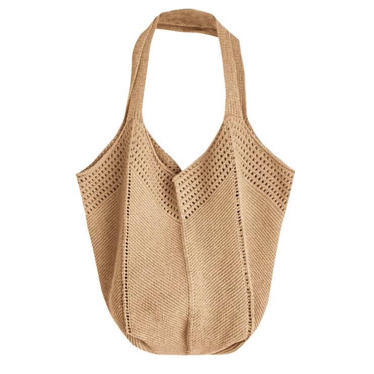 ニットバッグ 大容量トートバッグ肩掛け鞄 | Miniministore | 詳細画像26 